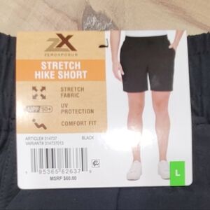 ZeroXposur Black Stretch Shorts